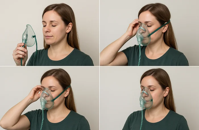 آموزش استفاده از ماسک اکسیژن