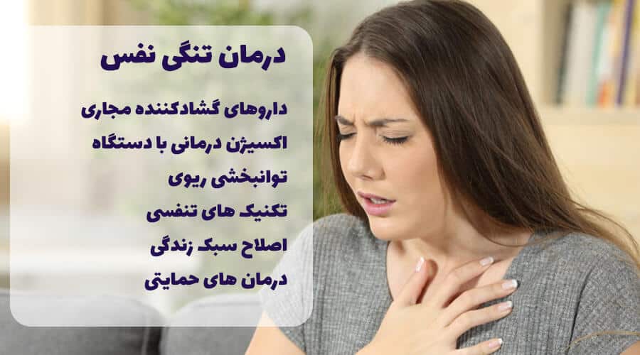 درمان تنگی نفس