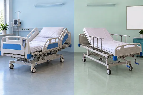 تخت بیمارستانی برقی یا مکانیکی